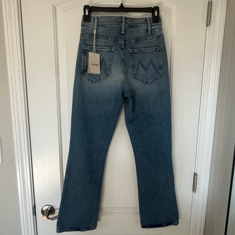 MOTHER Jeans - The Hustler Ankle - Cropped Flare Leg in Scenic Route - Size 25 - Picture 3 of 12